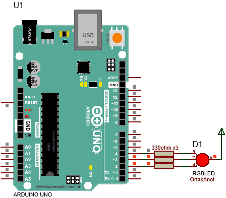 RGB Led - Ortak Anot